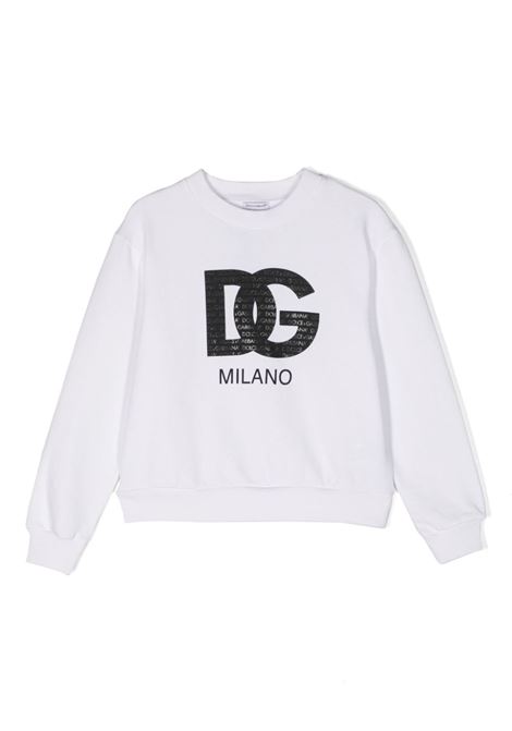 Felpa con stampa DOLCE & GABBANA KIDS | L4JWHZ G7L4NW0800